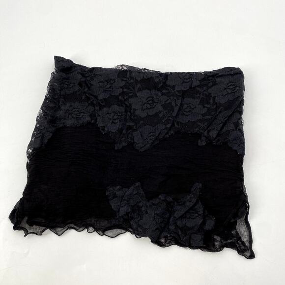 Nigel Preston x Free People black lace fairy micro skirt - Picture 5 of 9